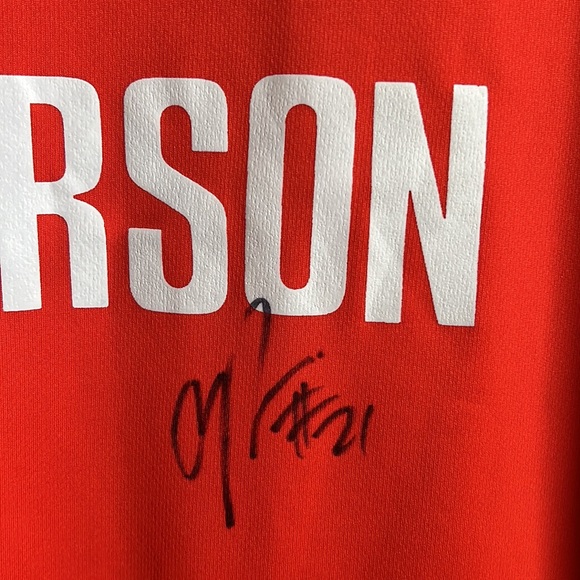 Adidas Autographed OKC Thunder André Roberson #21 Orange Jersey Size Medium - Picture 3 of 13